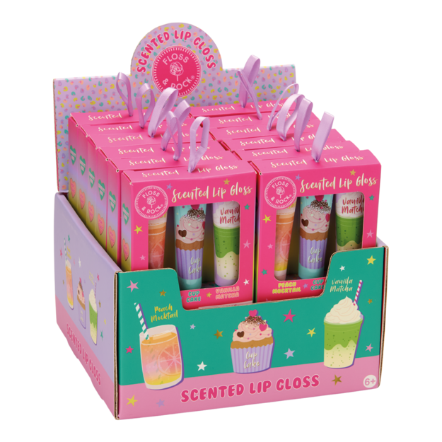 Scented Lip Gloss Set, 3 pcs.