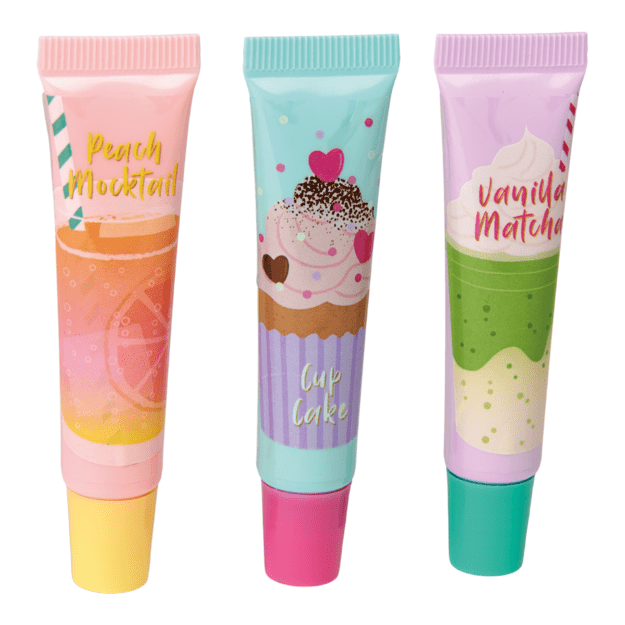 Scented Lip Gloss Set, 3 pcs.