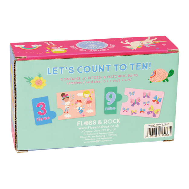 Educational toy-puzzle Count to Ten, Rainbow Fairy