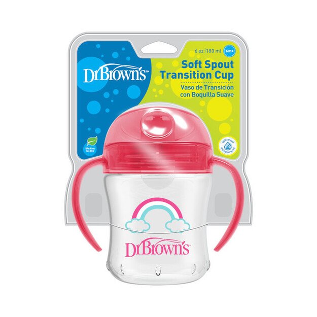 TC61003 SOFT SPOUT MUG 180ML PINK 6+