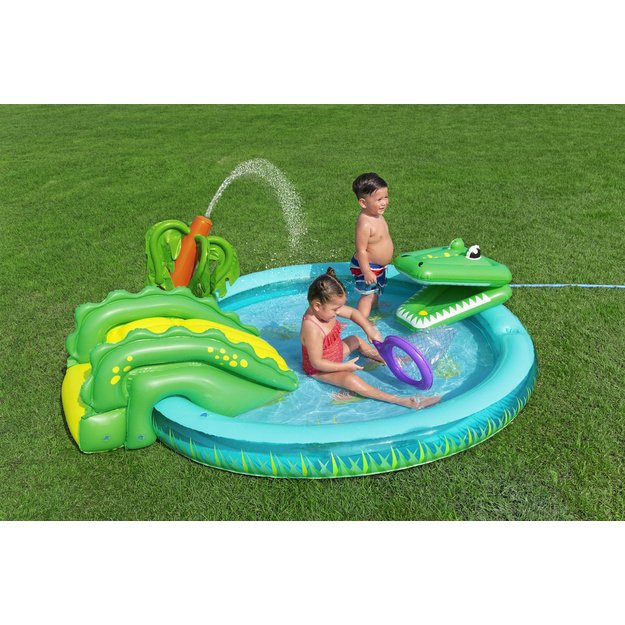 Inflatable Playground Crocodile 224 x 181 x 72 cm Bestway 53166