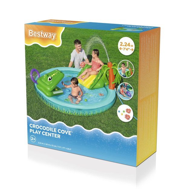 Inflatable Playground Crocodile 224 x 181 x 72 cm Bestway 53166