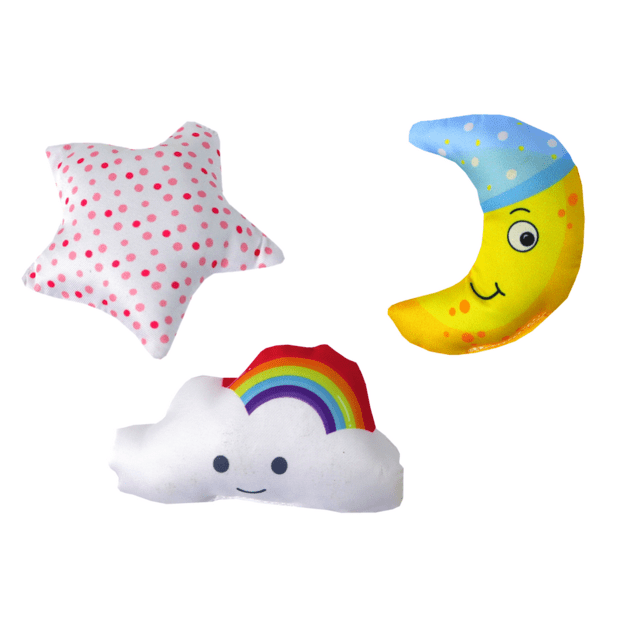 Vaikiškų lovyčių karuselė Baterija veikianti universali klipsinė pliušinė pakabukai Rožinė 2