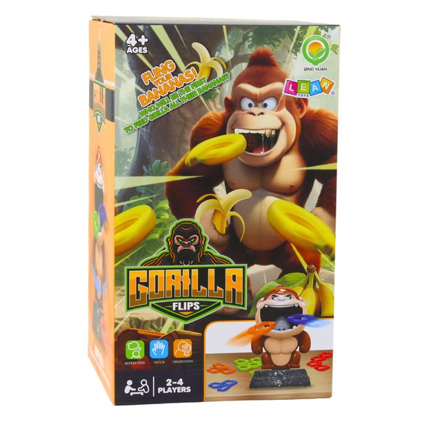 Skill Game Throw To The Target Gorilla Rotating Sound Hoops 3