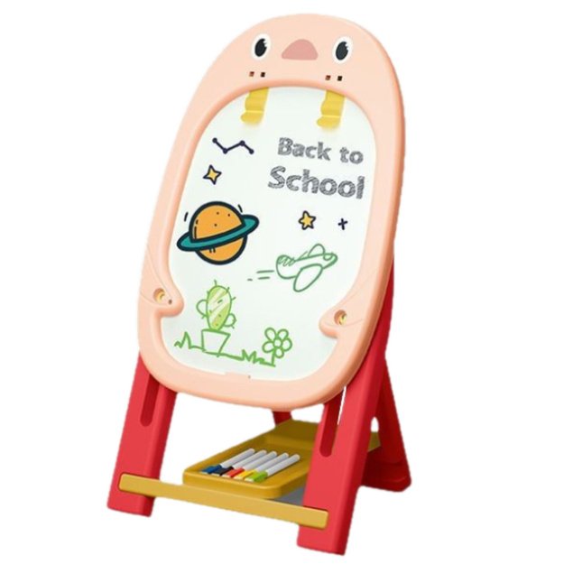 Double-sided Magnetic Board Penguin Game Set Accessories 56pcs Pink 1