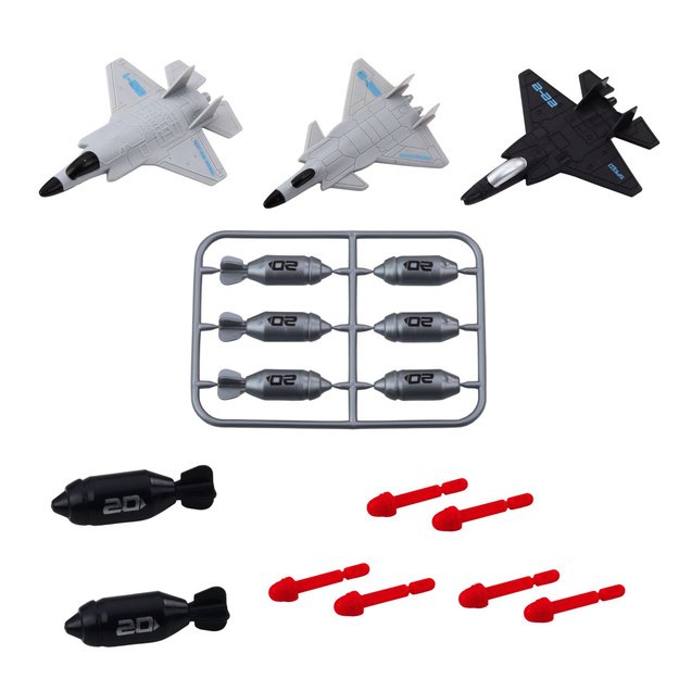 Military Set Ship Submarine Fighters Missiles 3