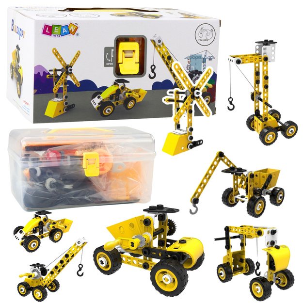 Construction Blocks Set Construction Machines 8in1 100pcs