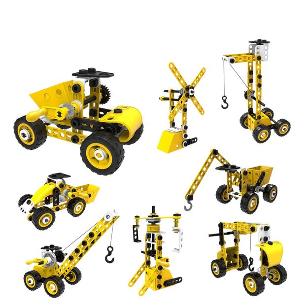 Construction Blocks Set Construction Machines 8in1 100pcs 1
