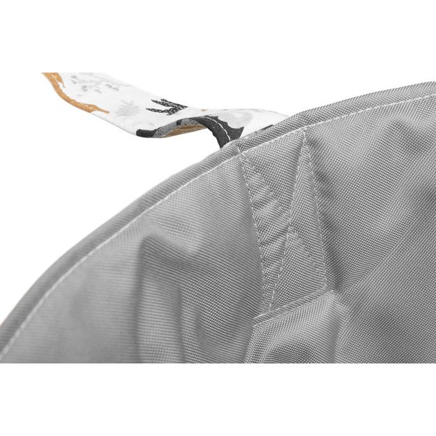 BASKET FOR TOYS MEDIUM - RACCOONS GREY 2