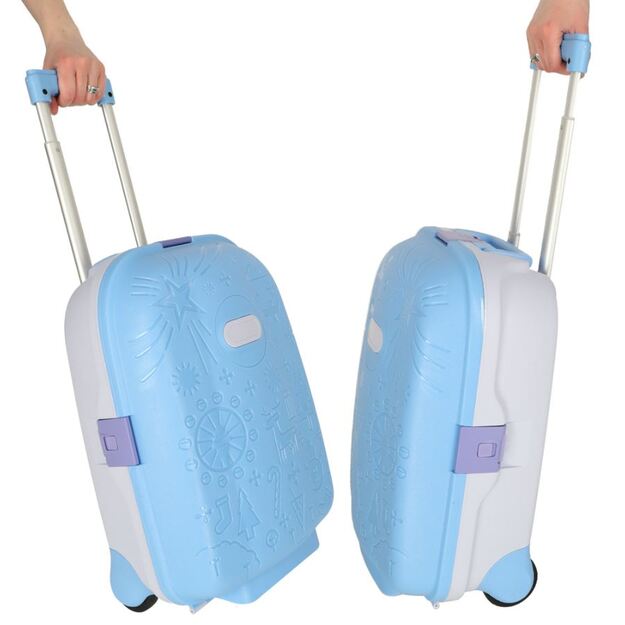 Vaikiškas lagaminas - kelioninis (mėlynas)