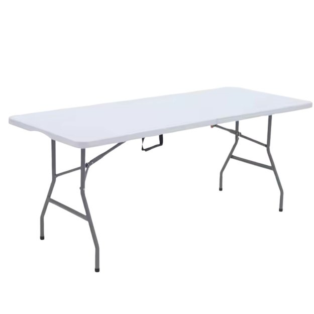 Folding Table With Lock Catering Banquet Table White 180 x 74 cm 3