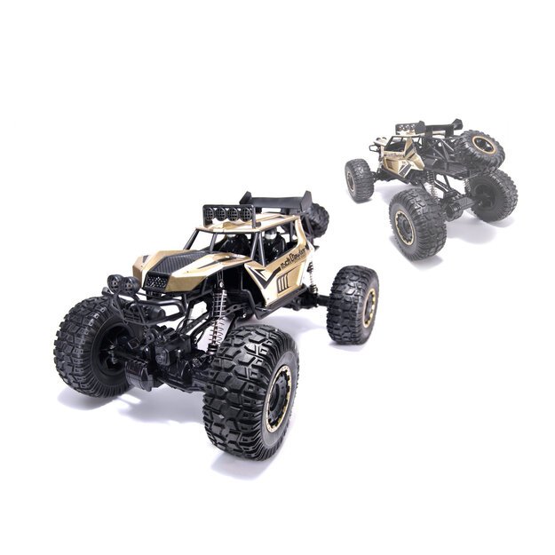 RC automobilis Rock Crawler 2.4GHz 1:8 51cm aukso spalvos