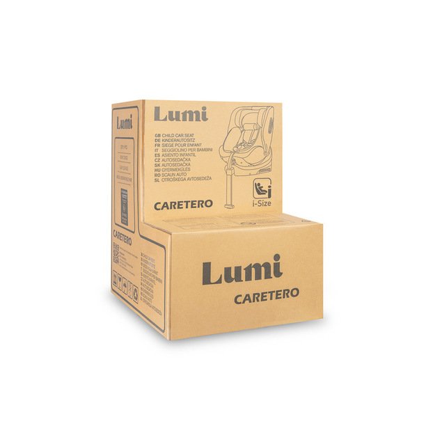 LUMI I-SIZE CAR SEAT LIGHT GREY (40-150) 19