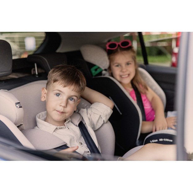 LUMI I-SIZE CAR SEAT LIGHT GREY (40-150) 29