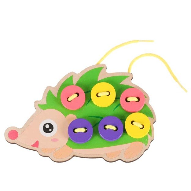 Mokomasis rinkinys, skirtas mokytis siūti sagas ežiukas ežiukas 11