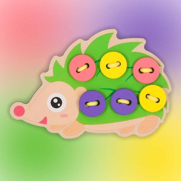 Mokomasis rinkinys, skirtas mokytis siūti sagas ežiukas ežiukas 18