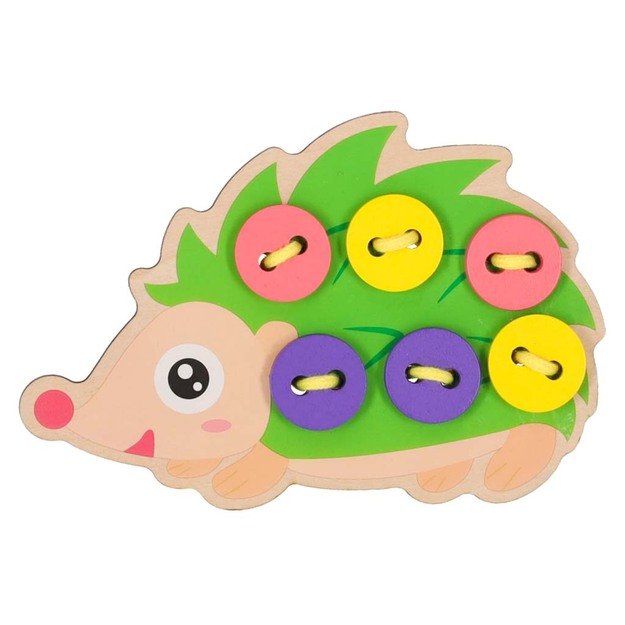 Mokomasis rinkinys, skirtas mokytis siūti sagas ežiukas ežiukas 10