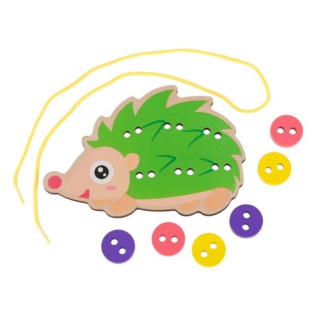 Mokomasis rinkinys, skirtas mokytis siūti sagas ežiukas ežiukas 16