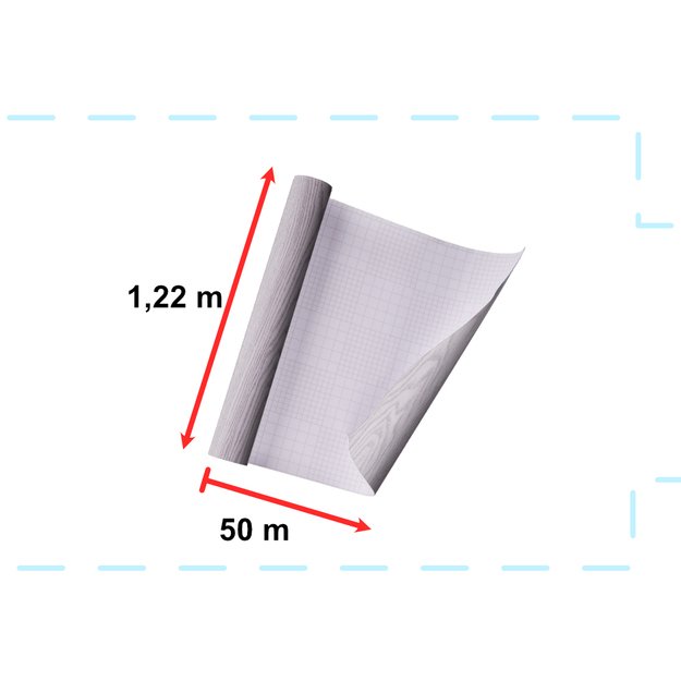 Lipnios plėvelės ritininė sienų danga ąžuolo sidabro pilka 1,22x50 m 13