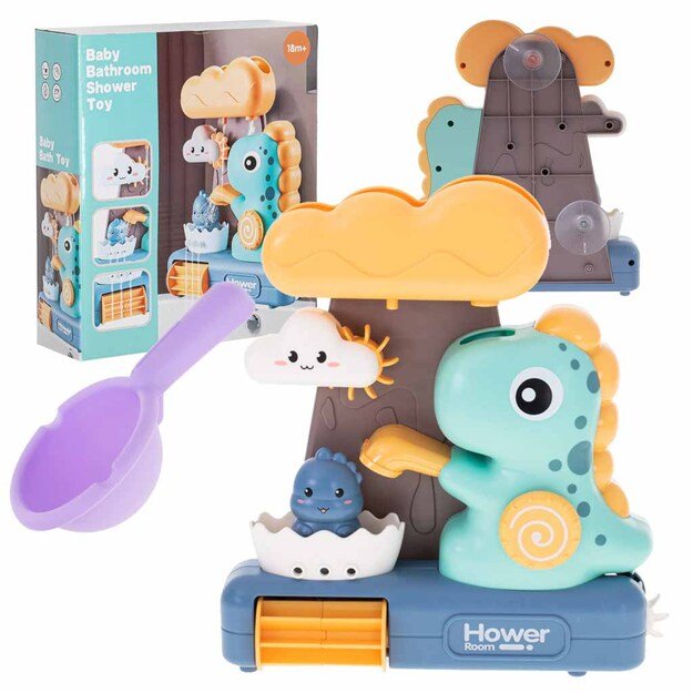 Vonios žaislinis du&scaron;as su dinozaurų rite