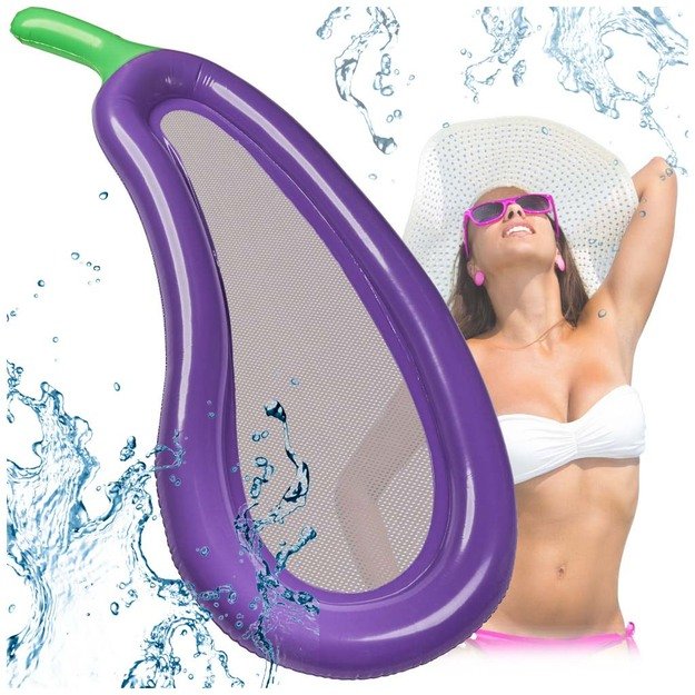 Pripučiamas tinklinis čiužinys aubergine 240cm