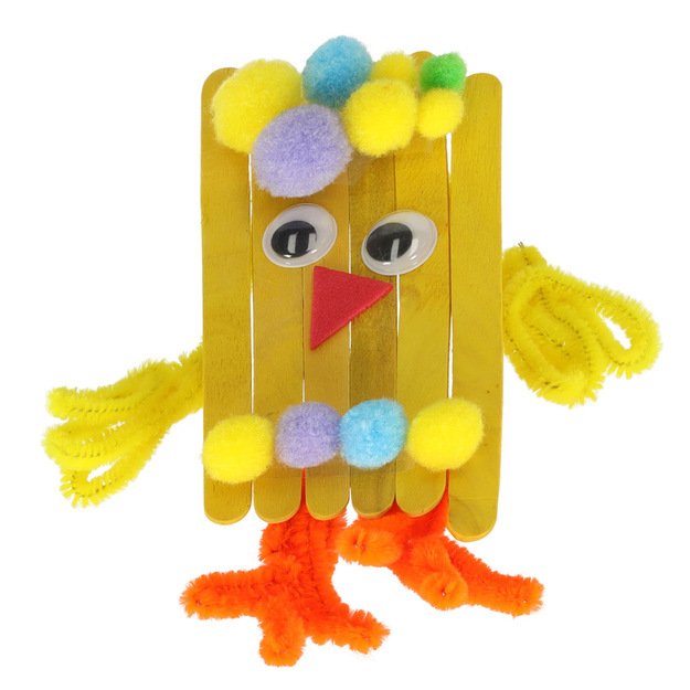 Kūrybinis meno rinkinys vaikų rankdarbiams 1200el. 24