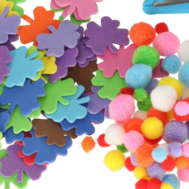 Kūrybinis meno rinkinys vaikų rankdarbiams 1200el. 22