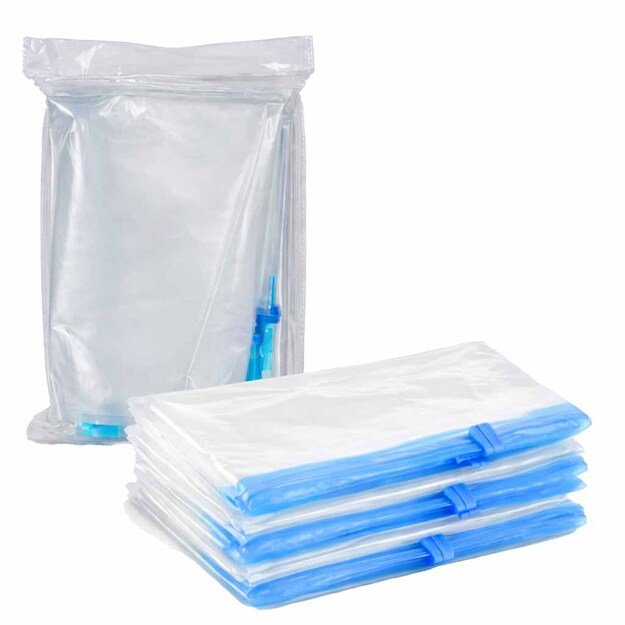 Vakuuminiai ritininiai mai&scaron;eliai drabužiams 9 vnt. 3 dydžiai 35x50cm, 40x50cm, 50x70cm 3