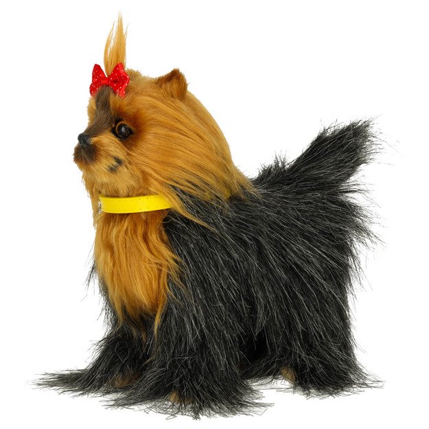 Interaktyvus šuo reaguoja į prisilietimus, judesius, pasivaikščiojimus, lojimą, lojimą York 2