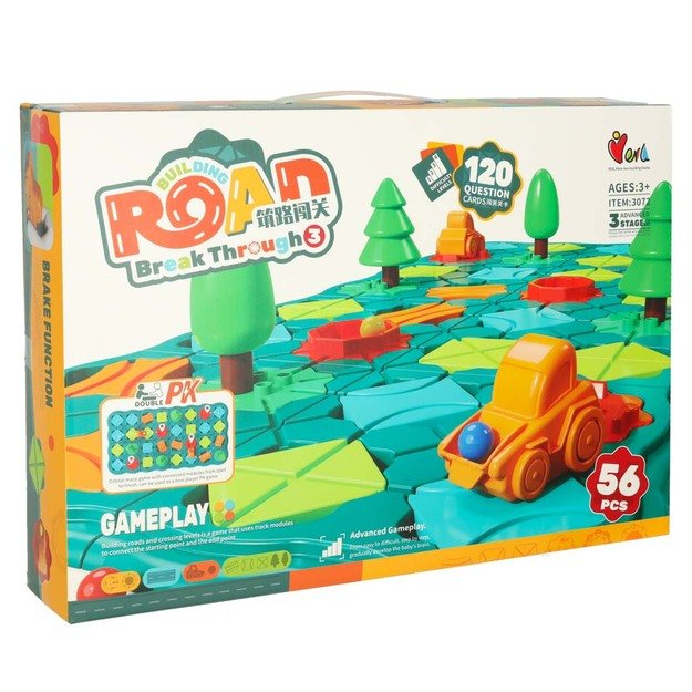 Dėlionių stalo žaidimas labirintas su kliūtimis 56 el. 13