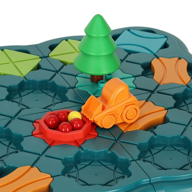 Dėlionių stalo žaidimas labirintas su kliūtimis 56 el. 2