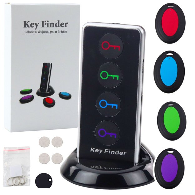 Wireless Key Finder Radio Remote Control 4-in-1
