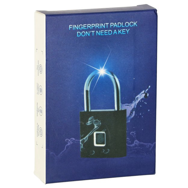 Padlock with fingerprint