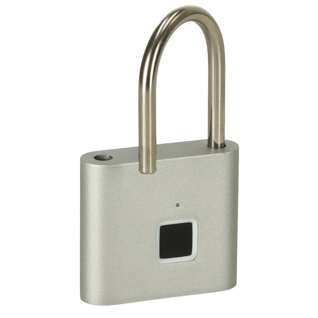 Padlock with fingerprint