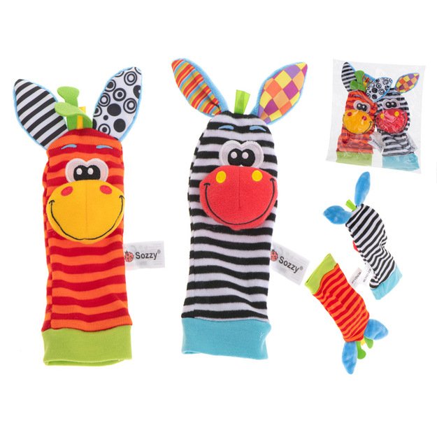 Children's socks with rattles 2 pcs.