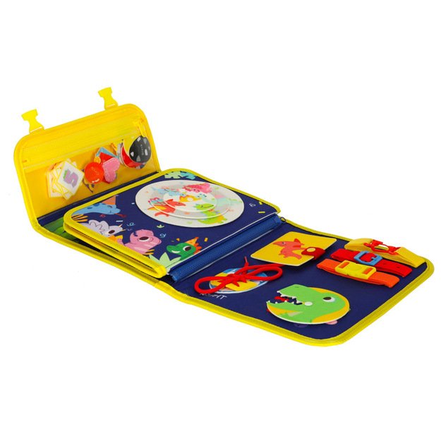 Sensorinė veiklos kuprinė montessori blue 4