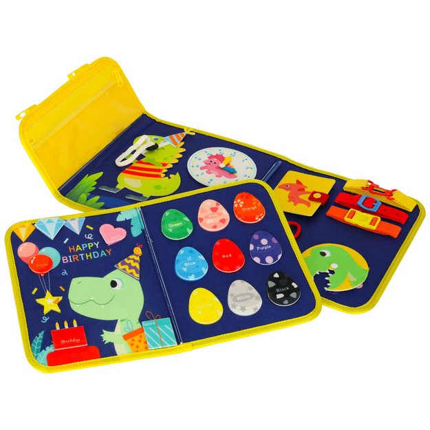 Sensorinė veiklos kuprinė montessori blue 5