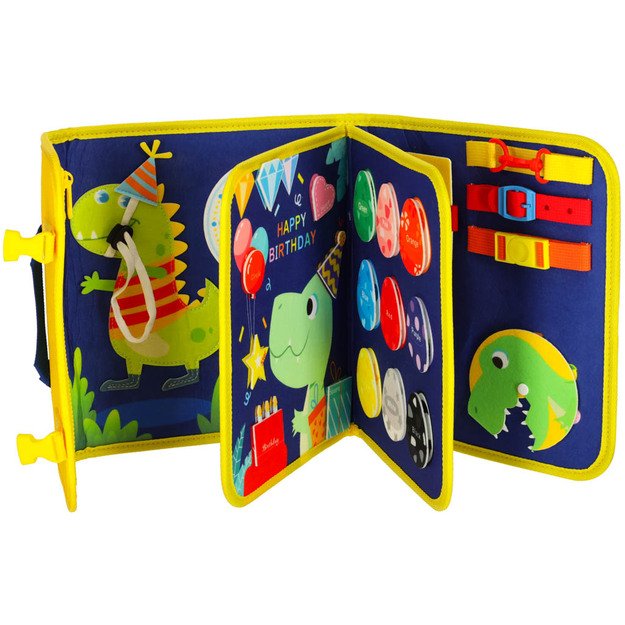 Sensorinė veiklos kuprinė montessori blue 6