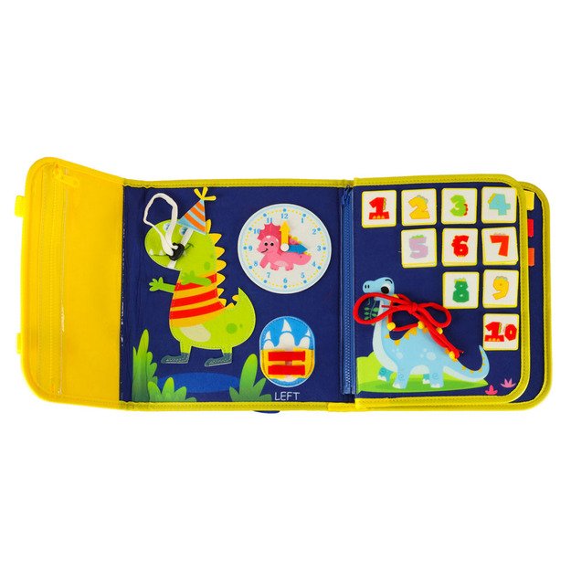 Sensorinė veiklos kuprinė montessori blue 7