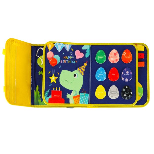 Sensorinė veiklos kuprinė montessori blue 8