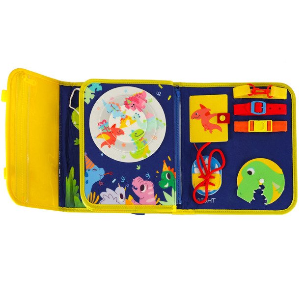 Sensorinė veiklos kuprinė montessori blue 9