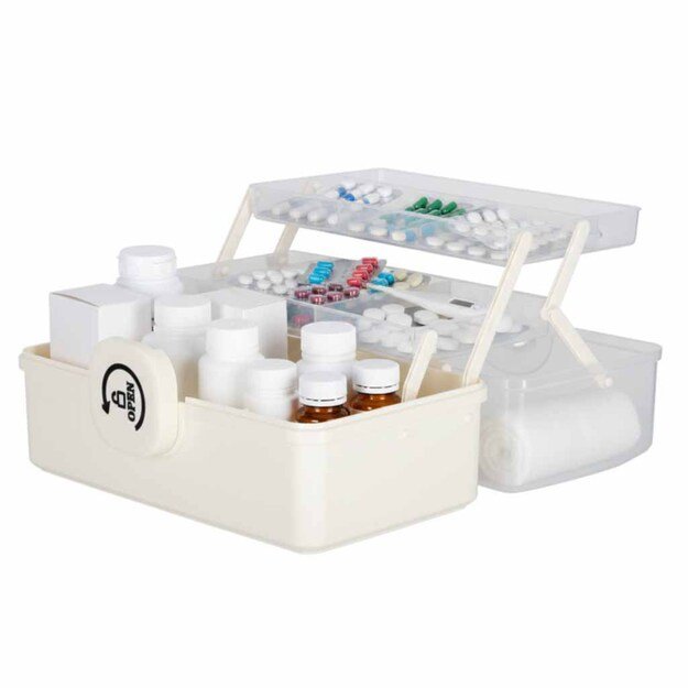 Vaistų laikymo organizatorius, vaistų spintelė 29x16x15cm 4