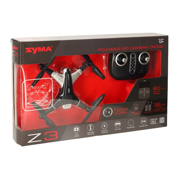 Dronas su nuotolinio valdymo kamera RC SYMA Z3 2,4 GHz HD kamera