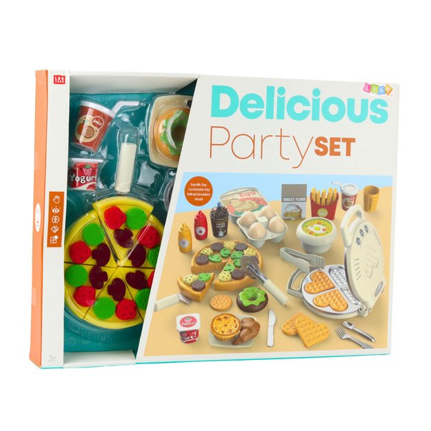 Pizza Waffle Set with Add-ons Kitchen Accessories for Kids 3