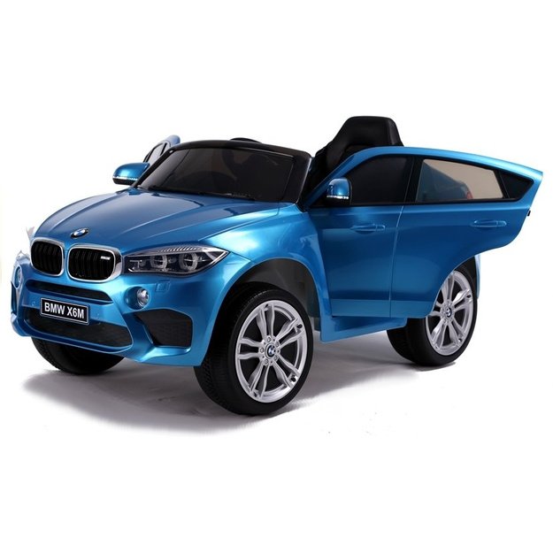 BMW X6 Blue Painting - Electric Ride On Car 4