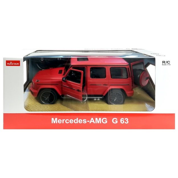 Remote Controlled Mercedes G63 Rastar R/C Red 8