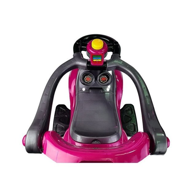 Toddlers Ride On Push Along with Parent Handle Mega Car 3in1 Pink 7