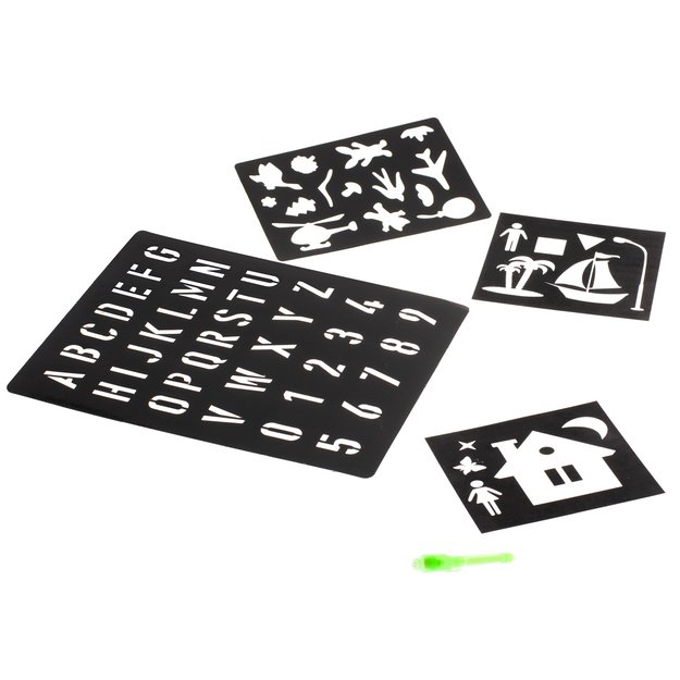 Magiškos šviesos piešimo lenta + UV rašiklio kūrybinis rinkinys 3