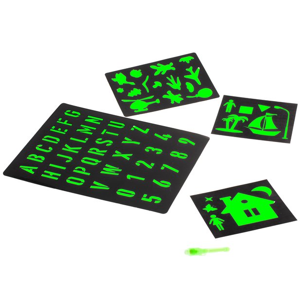 Magiškos šviesos piešimo lenta + UV rašiklio kūrybinis rinkinys 4