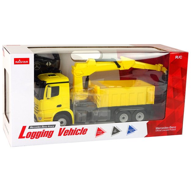 Mercedes Rastar Yellow Grapple Truck 4